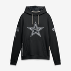 Kooe D.Cowboys Black 2026 Salute to Service Sideline Dri-FIT Pullover Hoodie Jerseys