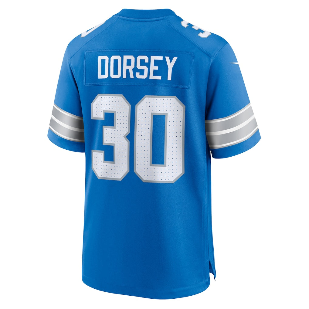 Kooe D.Lions #30 Khalil Dorsey Blue Team Game Jersey