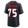 Kooe H.Texans #75 Laken Tomlinson Navy Team Game Jersey