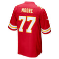 Kooe KC.Chiefs #77 Jaylon Moore Red Team Game Jersey