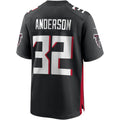 Kooe A.Falcons #32 Jamal Anderson Black Game Retired Player Jersey