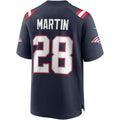 Kooe NE.Patriots #28 Curtis Martin Navy Game Retired Player Jersey