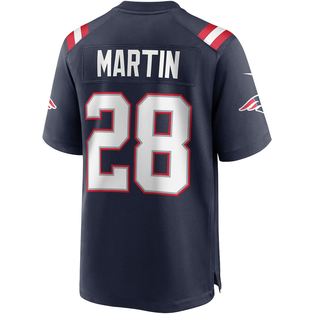 Kooe NE.Patriots #28 Curtis Martin Navy Game Retired Player Jersey