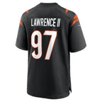 Kooe C.Bengals #97 Dexter Lawrence II Black Game Stitched Jerseys