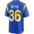 Kooe LA.Rams #36 Jerome Bettis Royal Game Retired Player Jersey