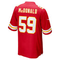 Kooe KC.Chiefs #59 Cooper McDonald Red Team Game Jersey