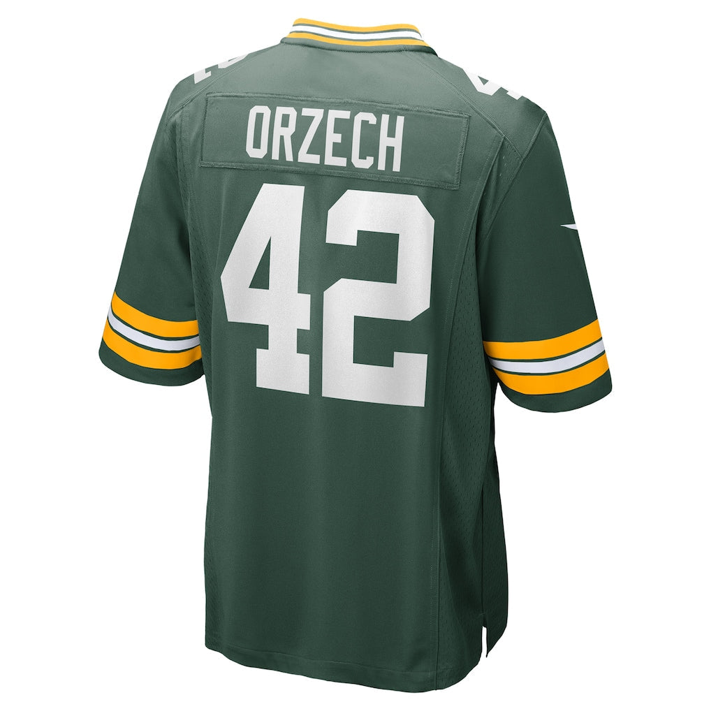 Kooe GB.Packers #42 Matt Orzech Green Game Jersey