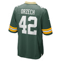 Kooe GB.Packers #42 Matt Orzech Green Game Jersey
