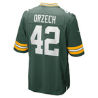Kooe GB.Packers #42 Matt Orzech Green Game Jersey