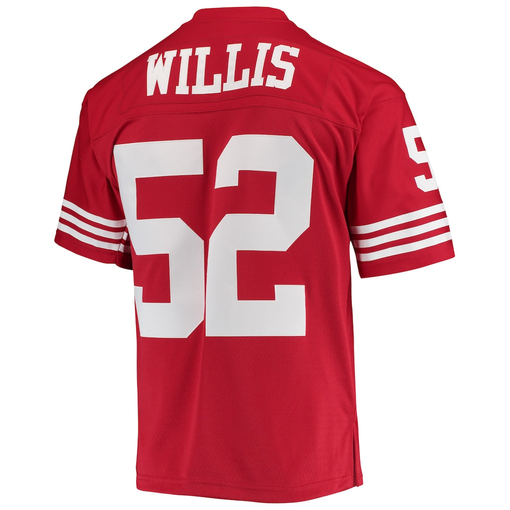 Kooe SF.49ers #52 Patrick Willis Mitchell & Ness Scarlet Legacy Replica Jersey