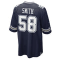 Kooe D.Cowboys #58 Mazi Smith Navy Game Jersey