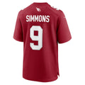 Kooe A.Cardinals #9 Isaiah Simmons Cardinal Team Game Jersey