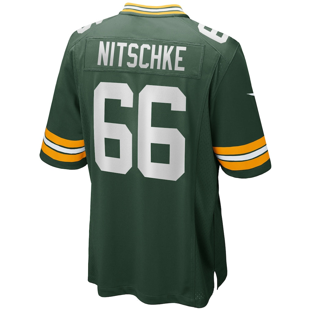 Kooe GB.Packers #66 Ray Nitschke Green Game Retired Player Jersey