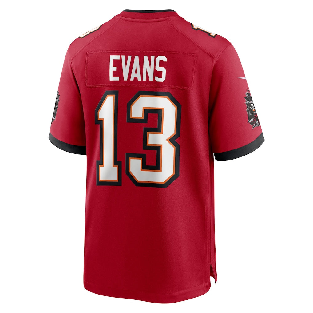 Kooe TB.Buccaneers #13 Mike Evans Red 50th Season Team Game Jersey