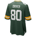 Kooe GB.Packers #80 Donald Driver Green Game Retired Player Jersey