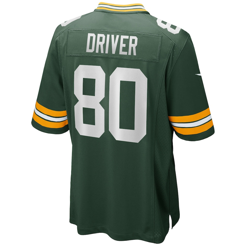 Kooe GB.Packers #80 Donald Driver Green Game Retired Player Jersey