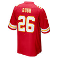 Kooe KC.Chiefs #26 Deon Bush Red Game Player Jersey