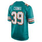 Kooe M.Dolphins #39 Larry Csonka Aqua Retired Player Jersey