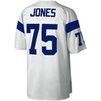 Kooe LA.Rams #75 Deacon Jones Mitchell & Ness White Legacy Replica Jersey