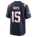 Kooe NE.Patriots #15 Marte Mapu Navy Game Retired Player Jersey