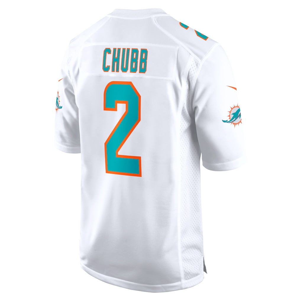 Kooe M.Dolphins #2 Bradley Chubb White Game Player Jersey