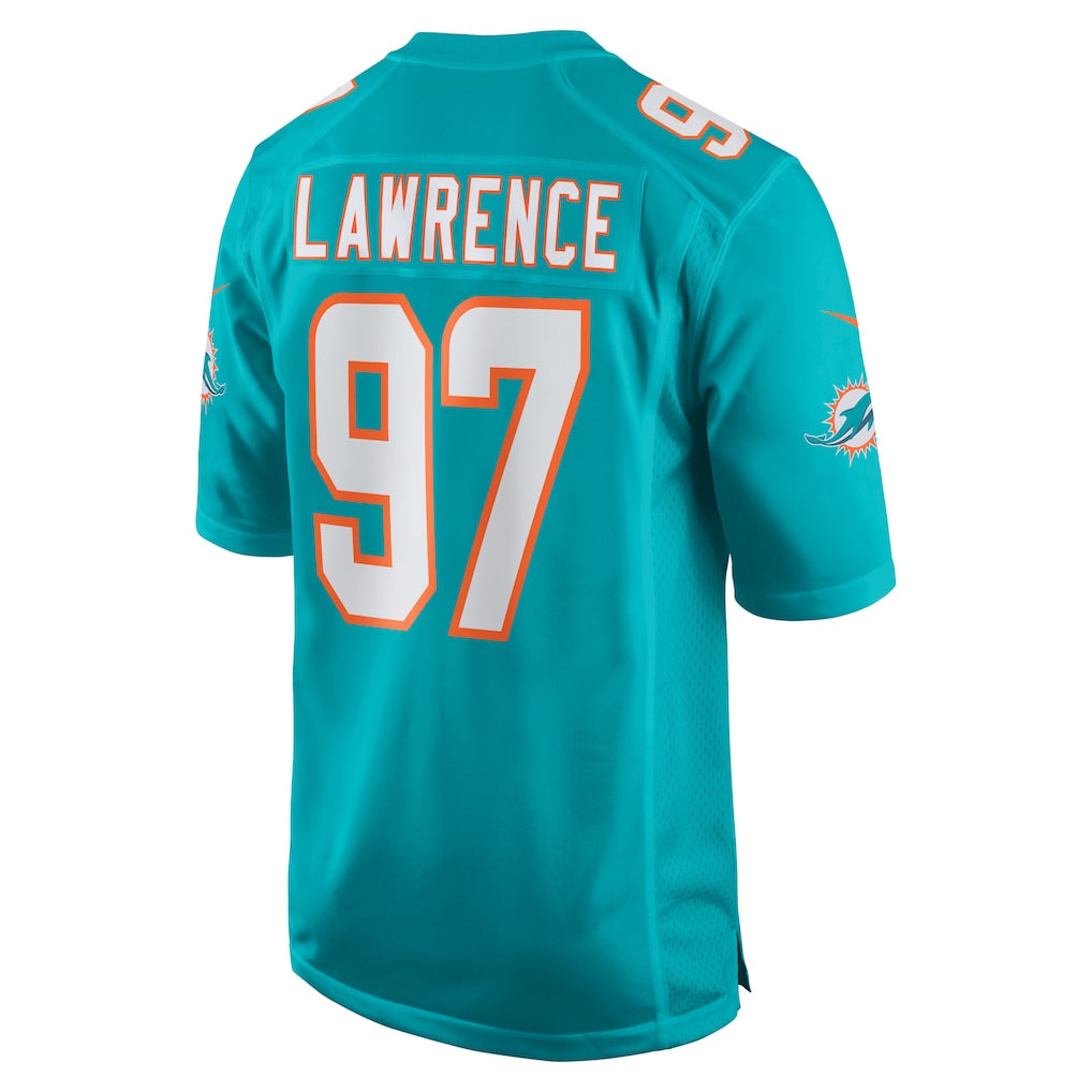 Kooe M.Dolphins #97 Rashard Lawrence Aqua Team Game Jersey