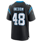 Kooe C.Panthers #48 Thomas Incoom Black Team Game Jersey