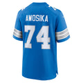 Kooe D.Lions #74 Kayode Awosika Blue Team Game Jersey