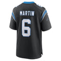 Kooe C.Panthers #6 Sam Martin Black Team Game Jersey