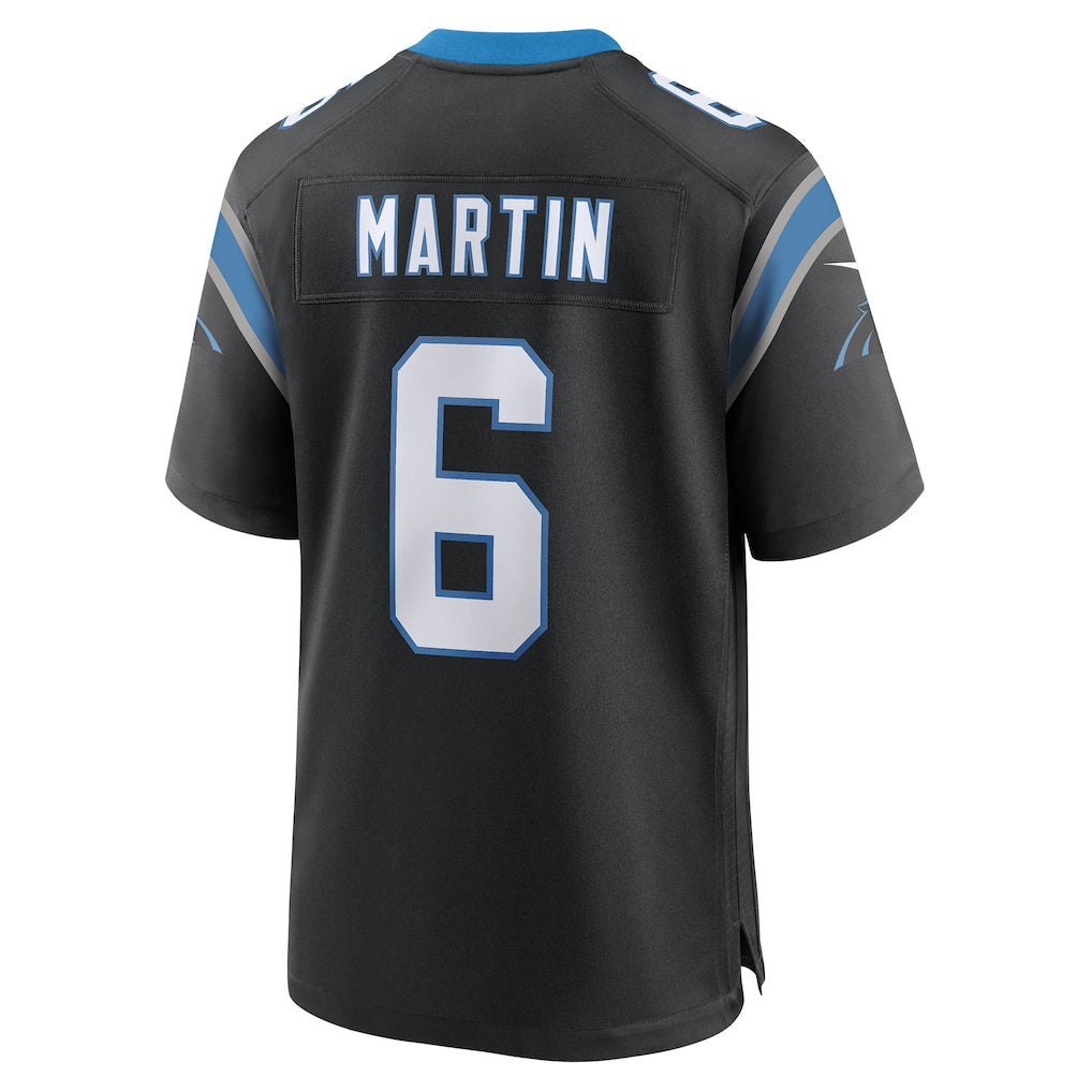Kooe C.Panthers #6 Sam Martin Black Team Game Jersey