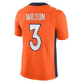 Kooe D.Broncos #3 Russell Wilson Orange Team Vapor Limited Jersey