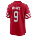 Kooe SF.49ers #9 Skyy Moore Scarlet Team Game Jersey