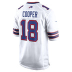 Kooe B.Bills #18 Amari Cooper White Game Jersey