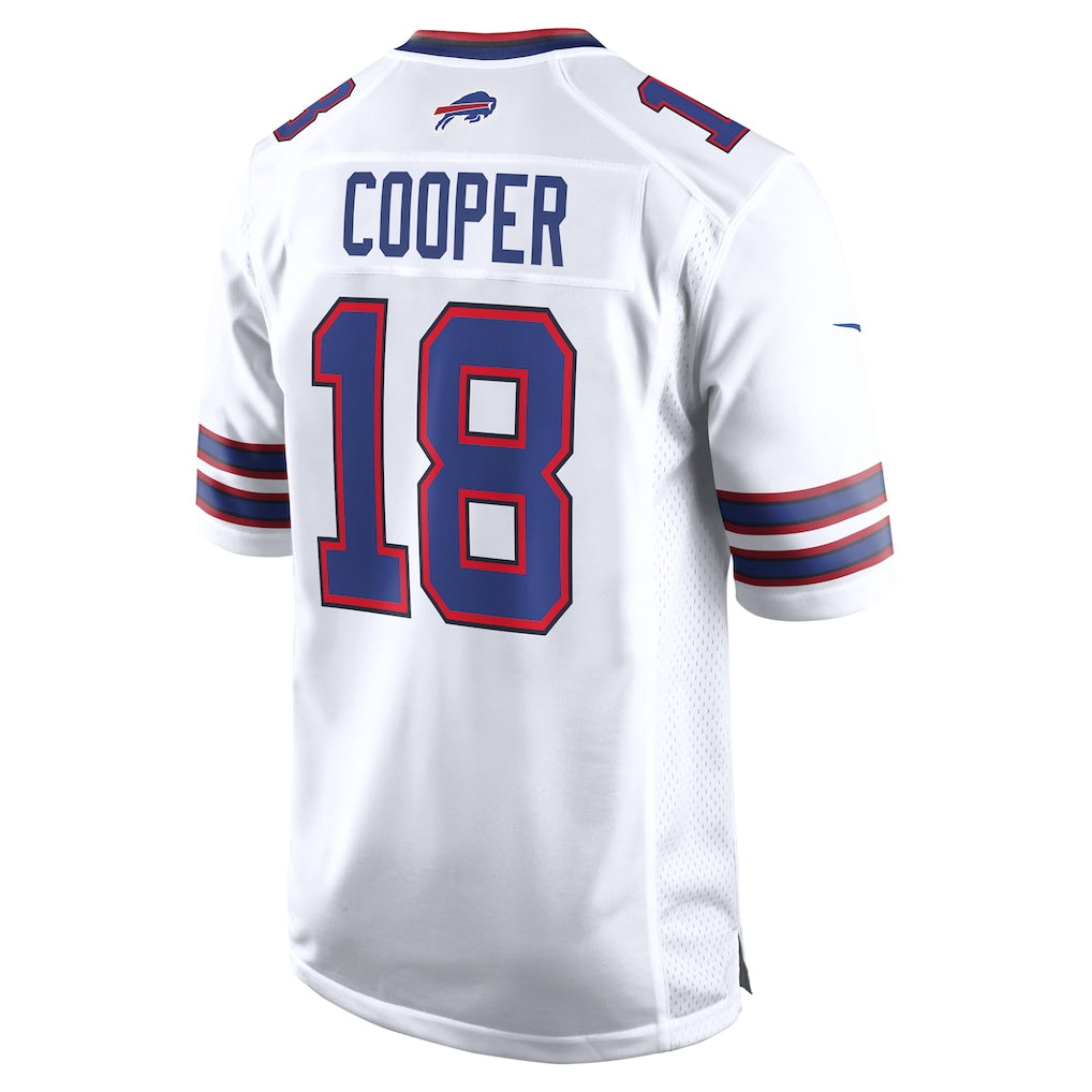 Kooe B.Bills #18 Amari Cooper White Game Jersey