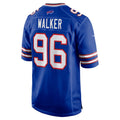 Kooe B.Bills #96 Deone Walker Royal Team Game Jersey