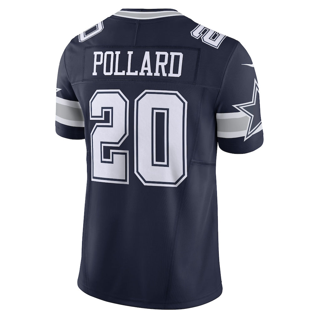 Kooe D.Cowboys #20 Tony Pollard Navy Vapor F.U.S.E. Limited Jersey