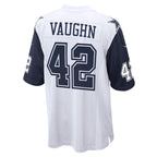 Kooe D.Cowboys #42 Deuce Vaughn White Game Jersey