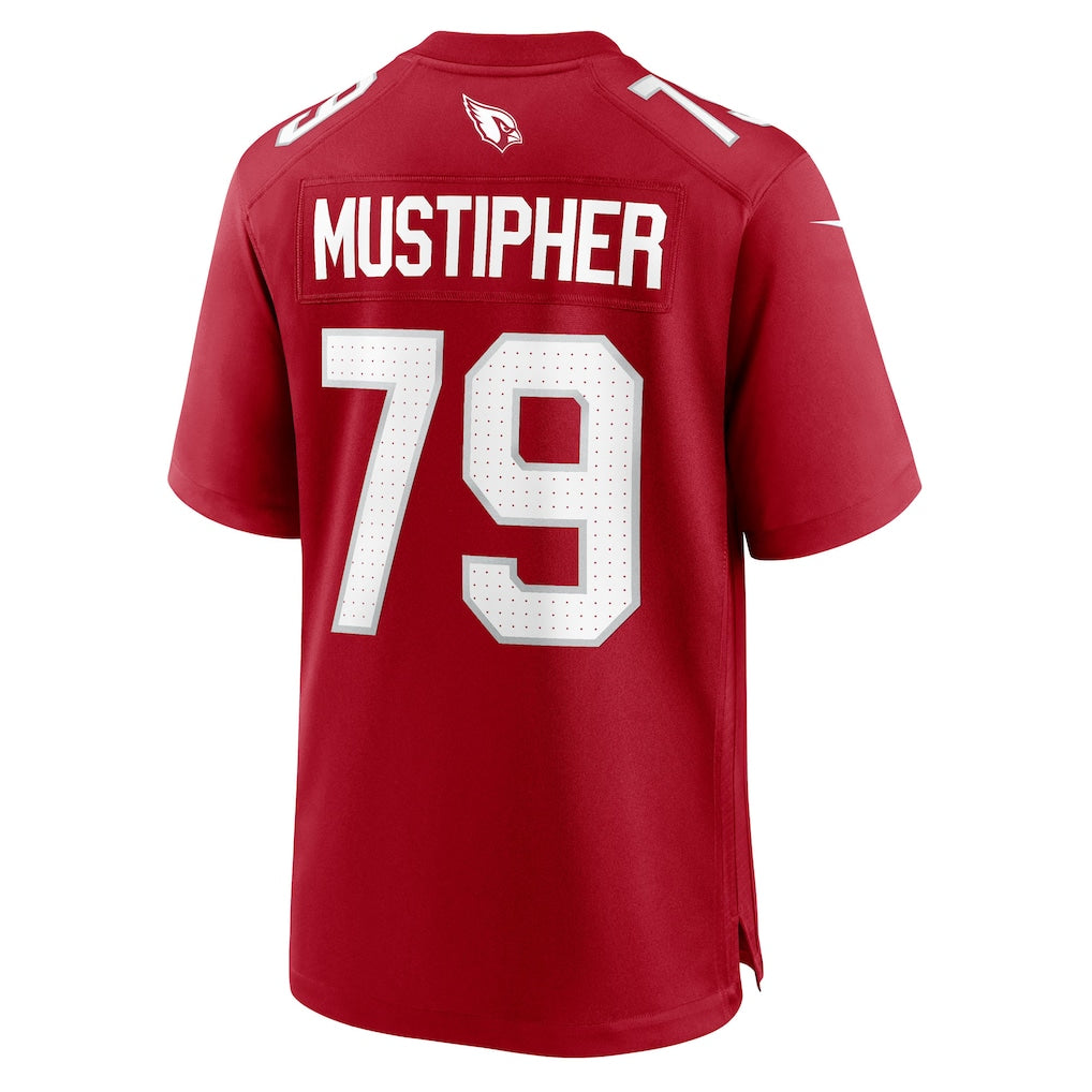 Kooe A.Cardinals #79 PJ Mustipher Cardinal Team Game Jersey