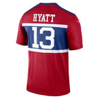 Kooe NY.Giants #13 Jalin Hyatt Red Legend Player Performance Top Jersey