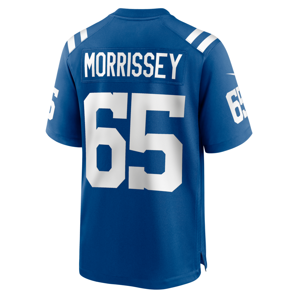 Kooe IN.Colts #65 Jimmy Morrissey Royal Team Game Jersey