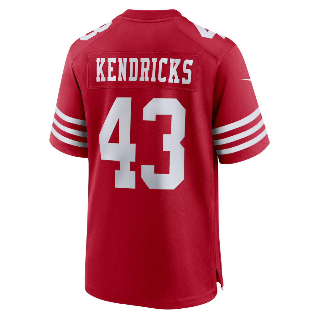 Kooe SF.49ers #43 Eric Kendricks Scarlet Team Game Jersey