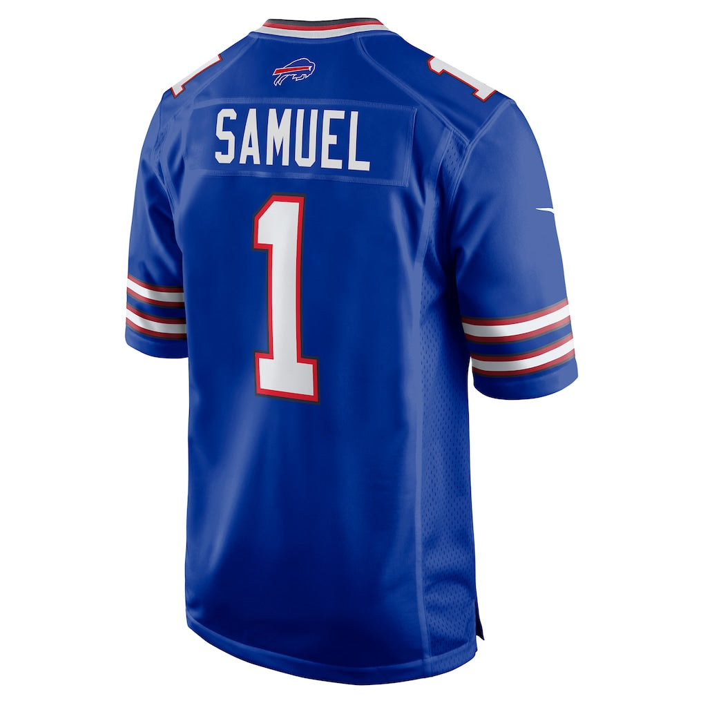 Kooe B.Bills #1 Curtis Samuel Royal Game Jersey
