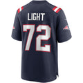Kooe NE.Patriots #72 Matt Light Navy Game Retired Player Jersey