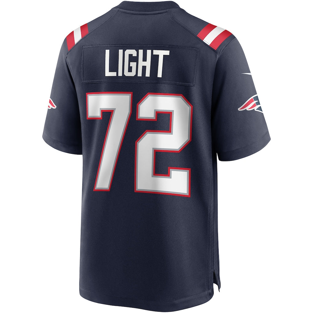 Kooe NE.Patriots #72 Matt Light Navy Game Retired Player Jersey