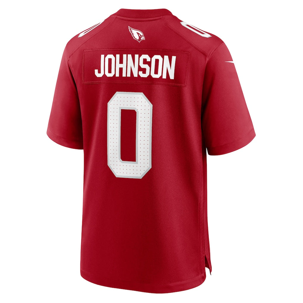 Kooe A.Cardinals #0 Will Johnson Cardinal Team Game Jersey