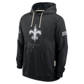 Kooe NO.Saints Black 2026 Salute to Service Sideline Dri-FIT Pullover Hoodie Jerseys