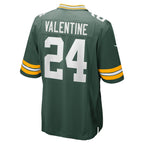 Kooe GB.Packers #24 Carrington Valentine Green Game Jersey