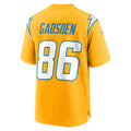 Kooe LA.Chargers #86 Oronde Gadsden Gold Alternate Charger Power Game Jersey