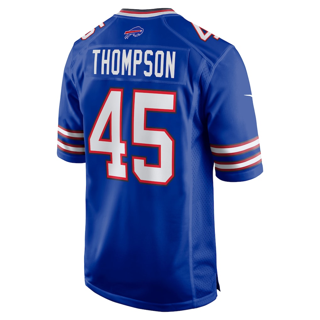 Kooe B.Bills #45 Shaq Thompson Royal Team Game Jersey