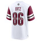 Kooe W.Commanders #86 Zach Ertz White Game Jersey